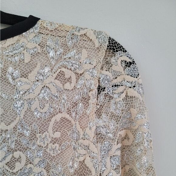 Gryphon Long sleeve lace dress Size M - Picture 13 of 16